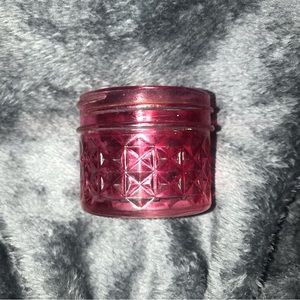 Small pink glass